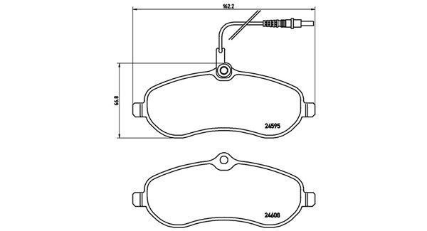 MAGNETI MARELLI Piduriklotsi komplekt,ketaspidur 363700461096